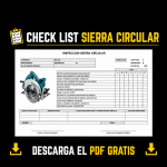 Checklist para Sierra Circular | Lista de Verificación